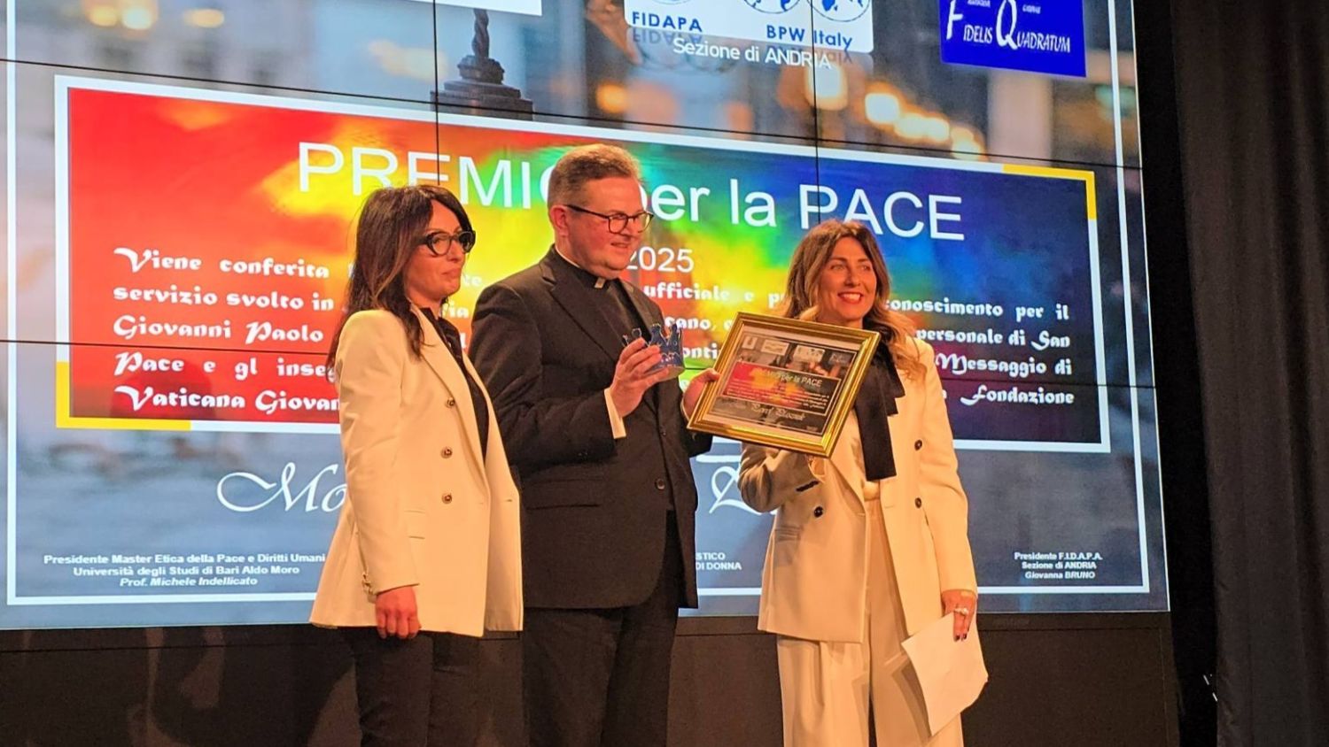 Mgr. Paweł Ptasznik Lauréat du Prix Premio per la Pace