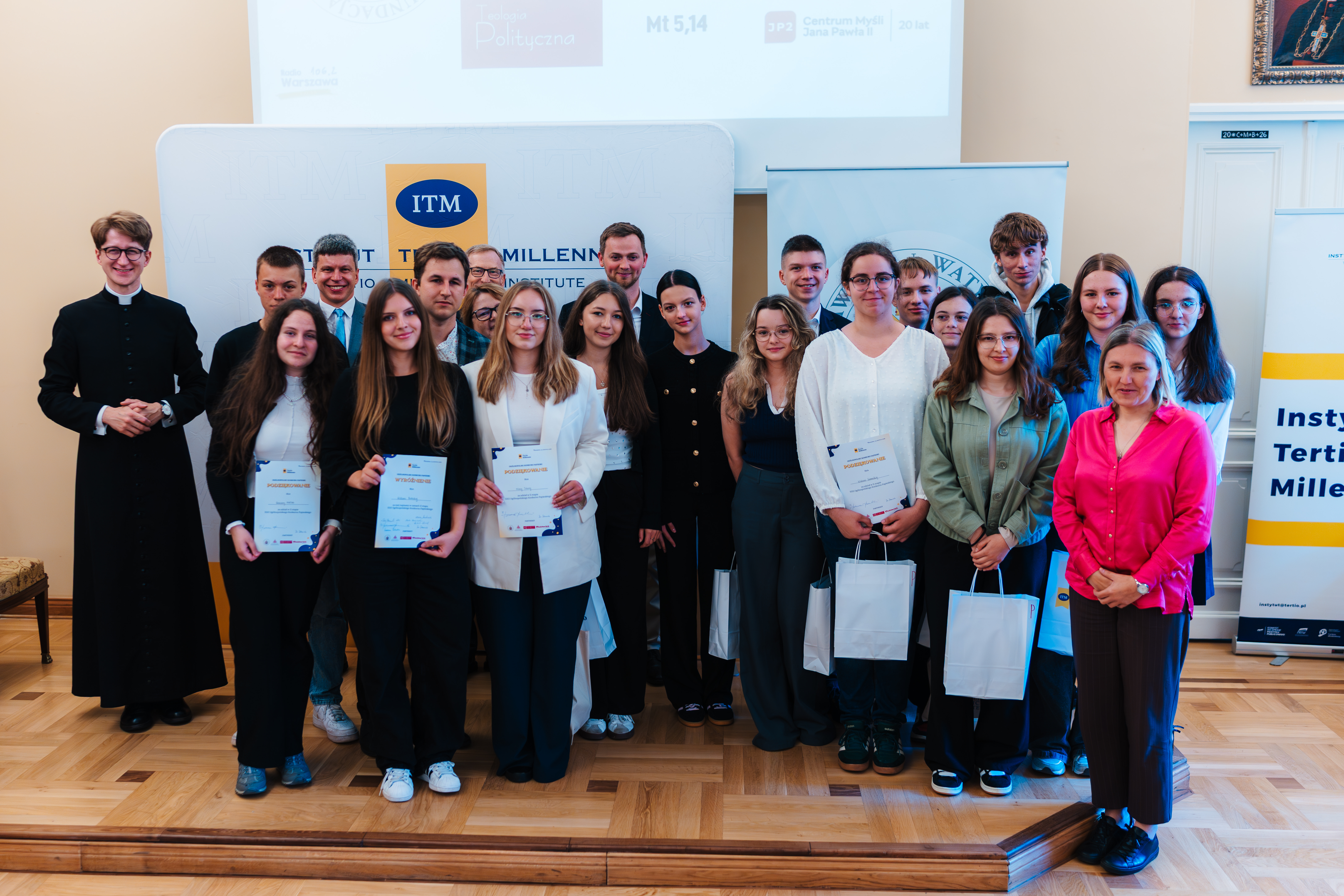 Our Foundation co-organized three papal competitions