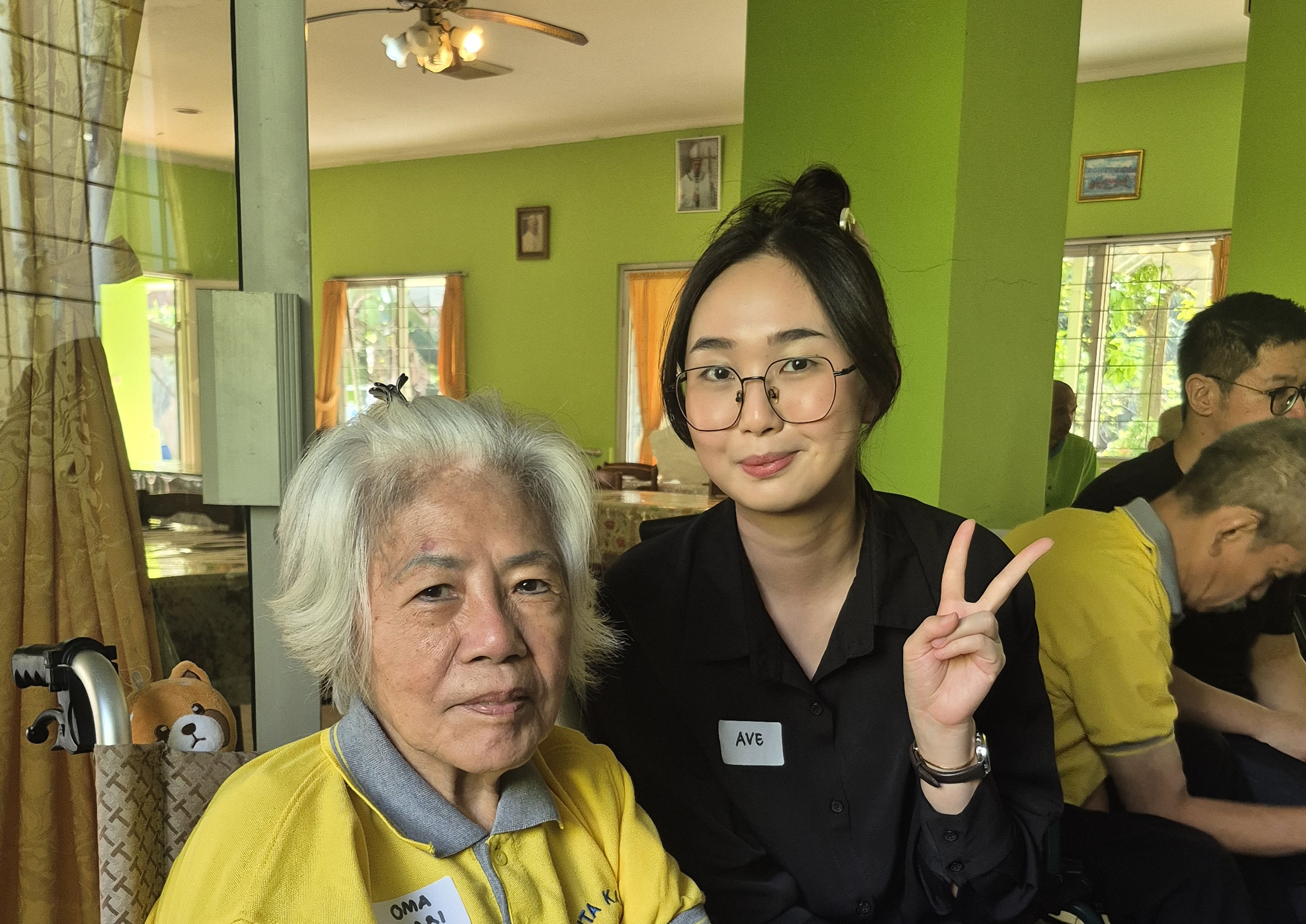 John Paul II Youth Indonesia Visits Elderly Care Home