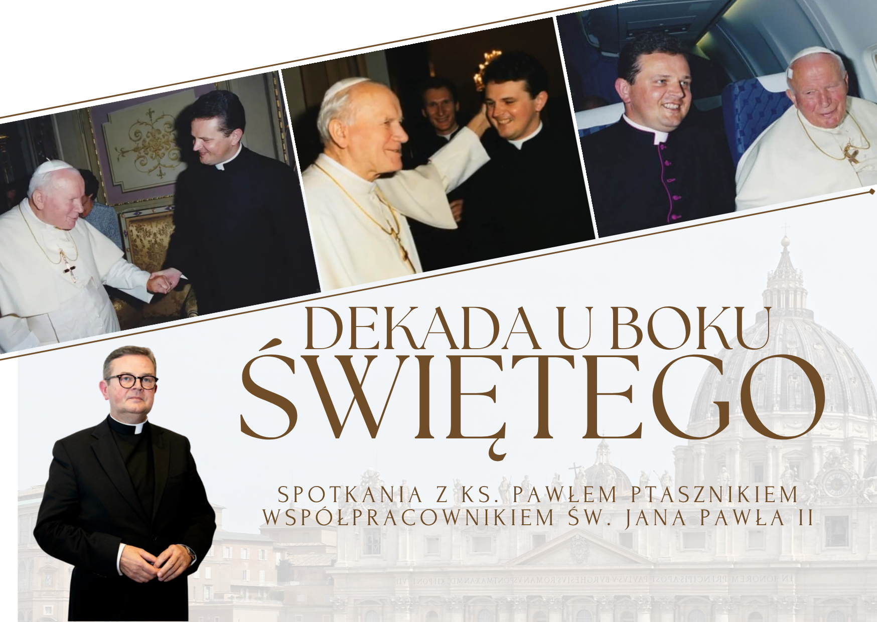 „Dekada u boku Świętego” – dwa spotkania otwarte z ks. Ptasznikiem w Polsce