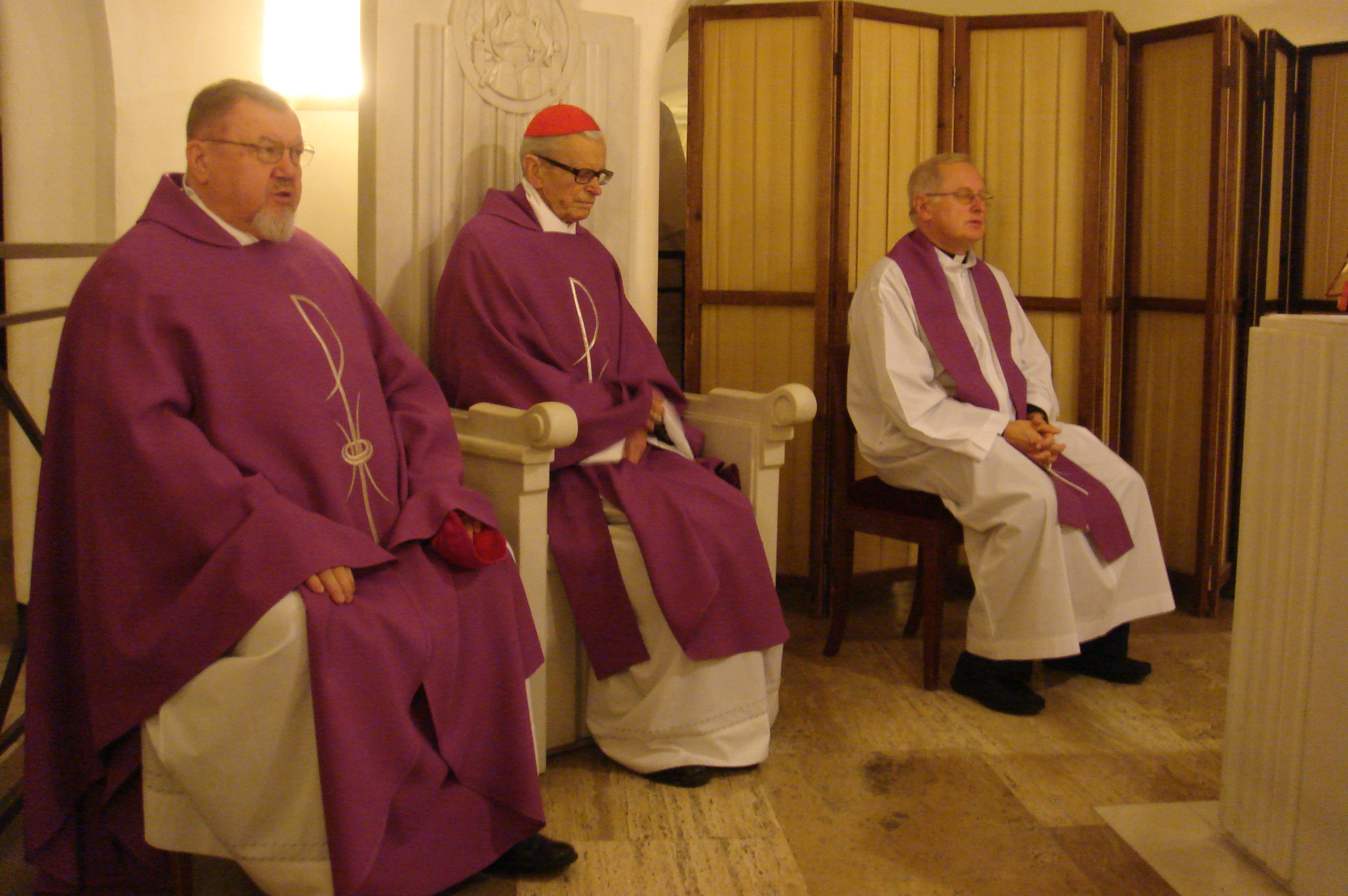Bishop Antoni Dydycz and Cardinal Franciszek Macharski in the Polish mountains (2009)